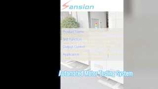 Motor Comprehensive Test System for Industrial Performance