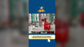 Variable Frequency AC Resonant Test System for High Voltage Transformer Cable GIS Insulation Testing